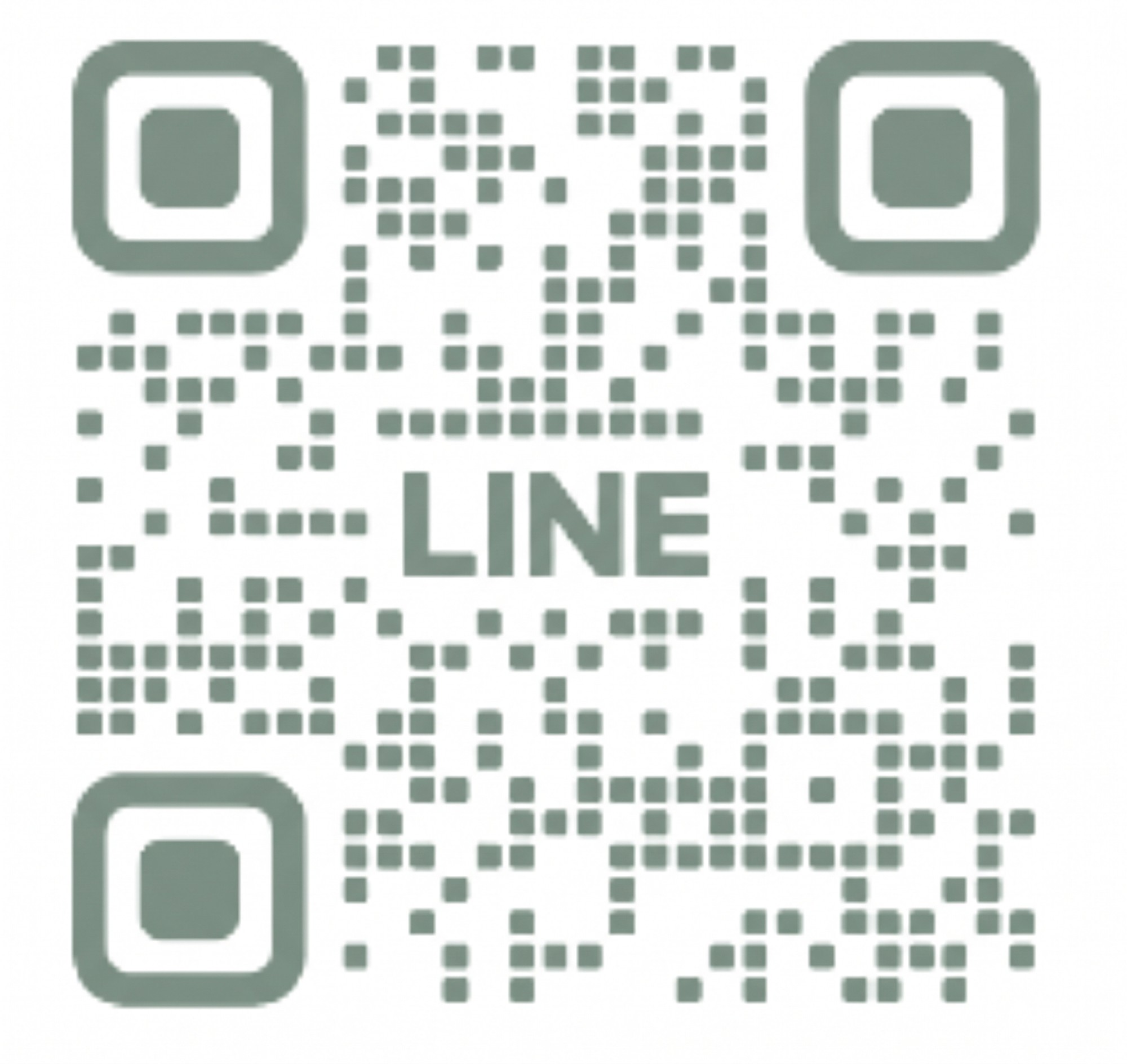 LINEQRコードグレー